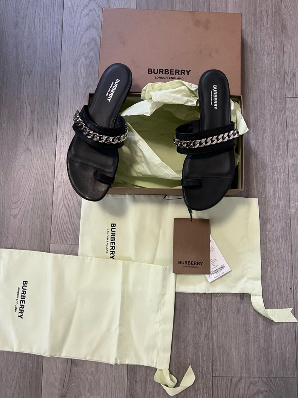 Burberry Heidi Sandals BLACK